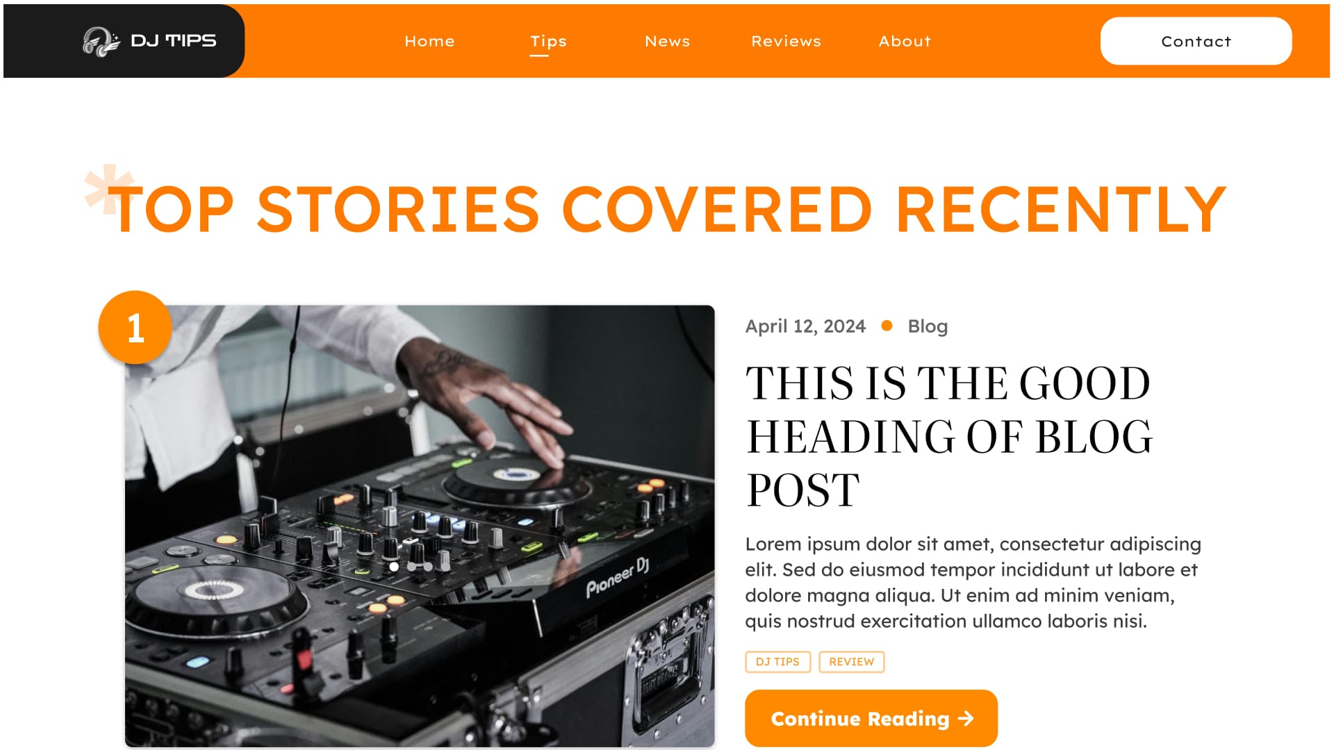 DJ Tips