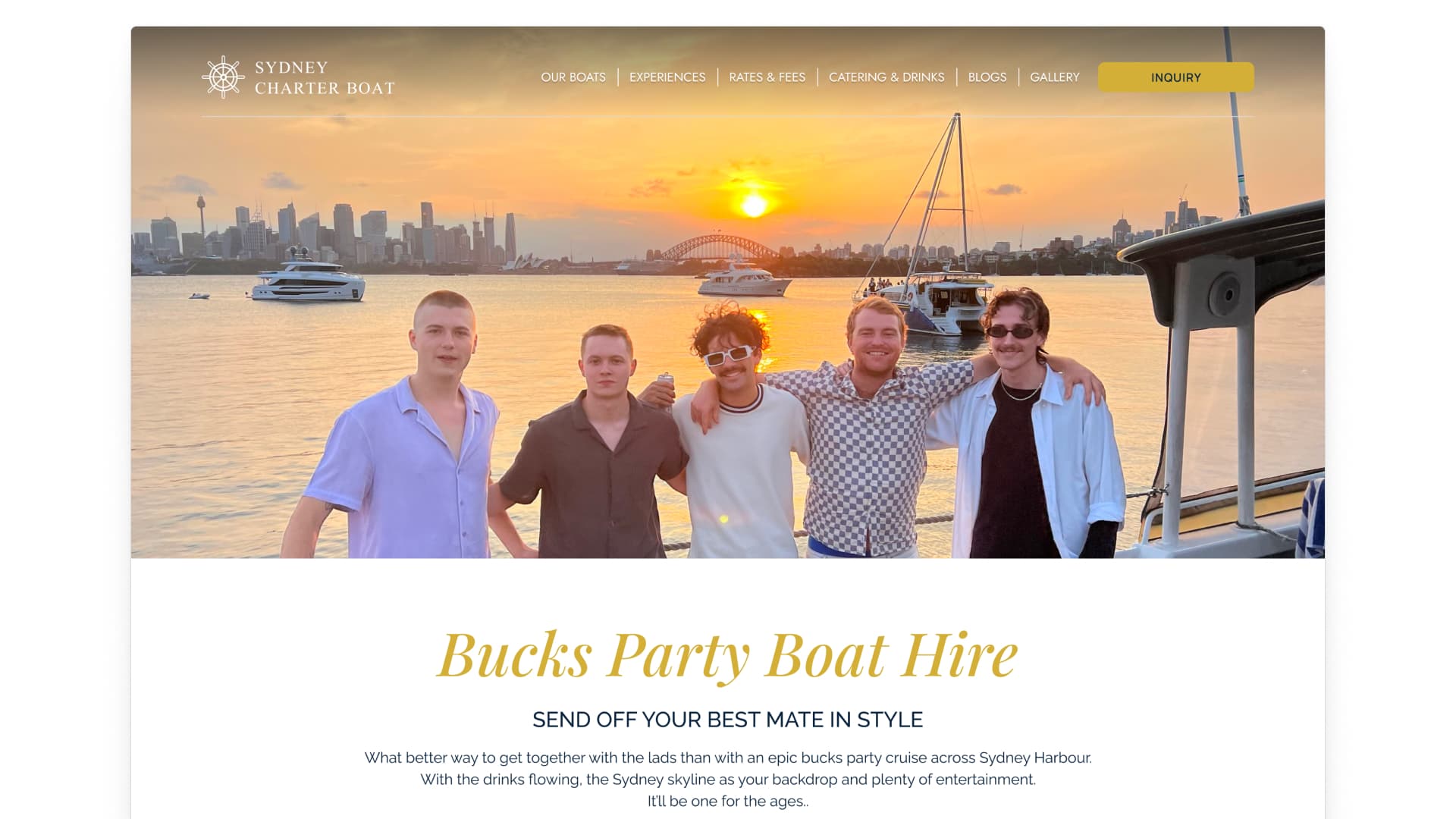 Sydney Charter Boat